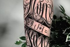 Lettering Tattoo by Joe