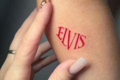 Lettering Tattoo Elvis