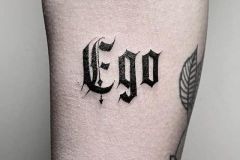 piccolo lettering tattoo