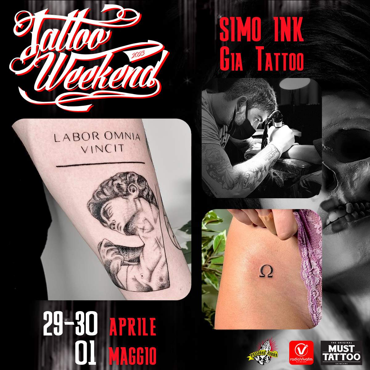 Tatuatevi con Simo Ink allo stand Gia Tattoo