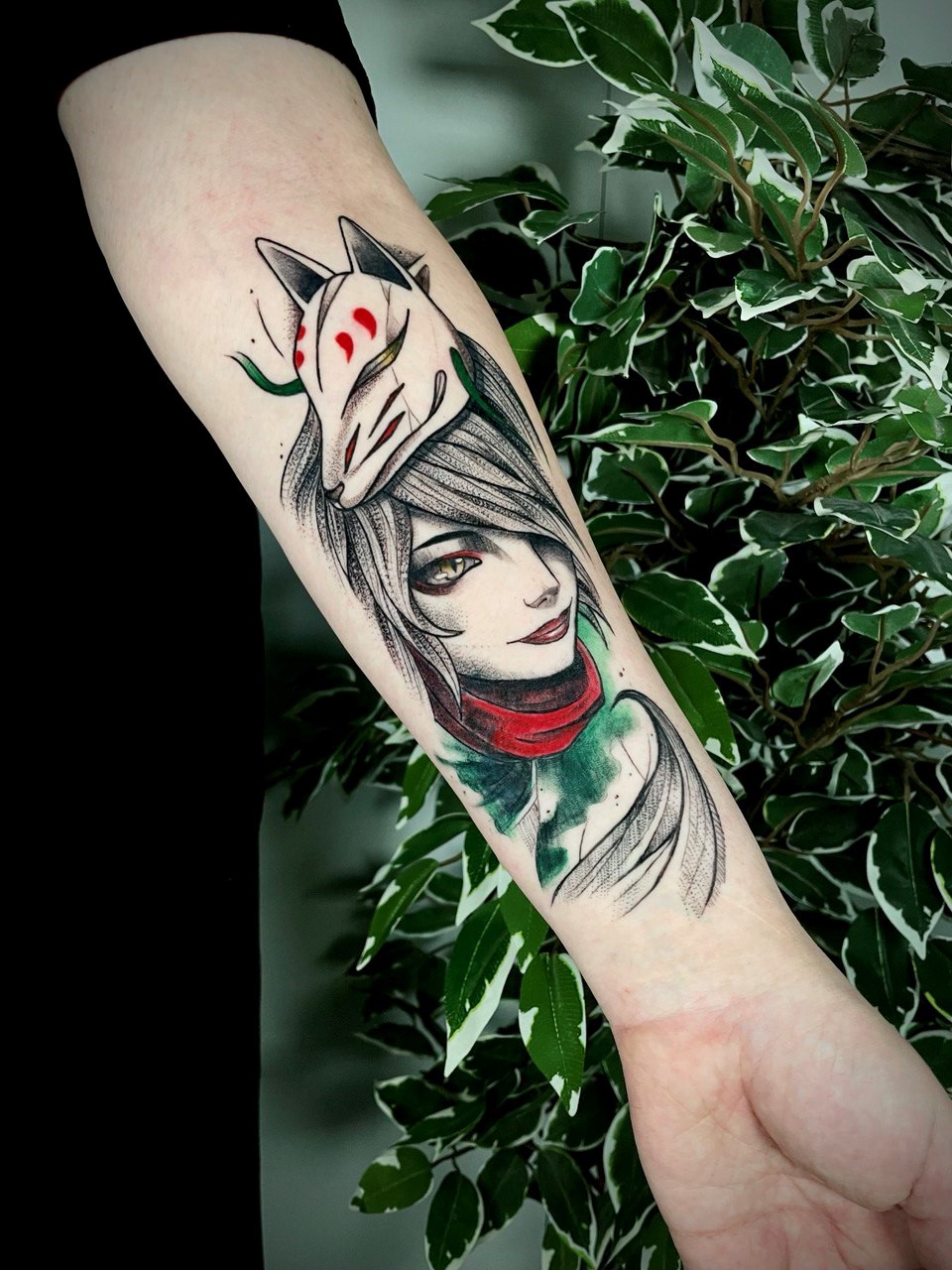 Tatuaggio Avambraccio Anime