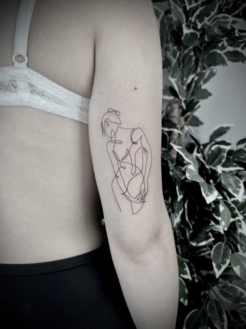 Tatuaggio One Line da Donna